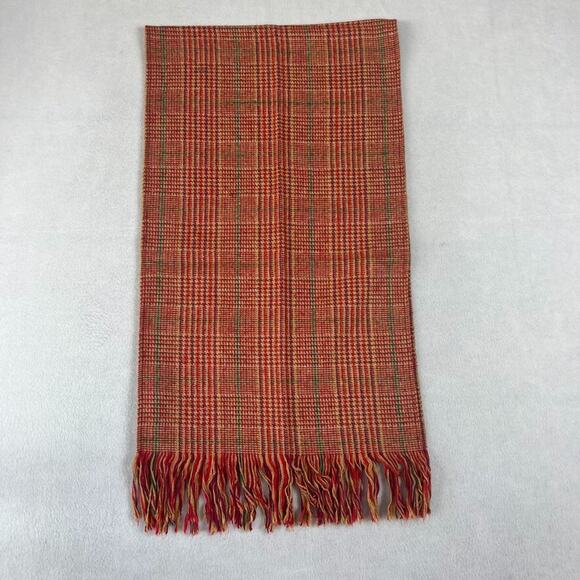 Unbranded Scarf Unisex Tweed Wool Blend Multicolor Fringe Soft Comfy - Picture 8 of 8